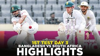 Full Highlights  Bangladesh vs South Africa  1st Test Day 3  M3H1K [upl. by Trillby]