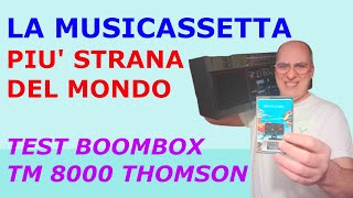 IGP 30  Musicassetta stranissima DISCO GAME SUPERDISCOTECA 18 testata su Boombox THOMSON TM 8000 [upl. by Branca597]