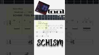 How to play TOOL  Schism Intro On bass By ChamisBass tool schism shorts chamisbass basstabs [upl. by Adallard]