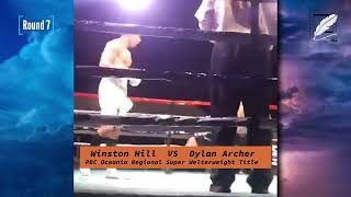 Winston Hill beats unbeaten New Zealander Dylan 7th round  PBC Oceania Regional Welterweight Title [upl. by Martz638]