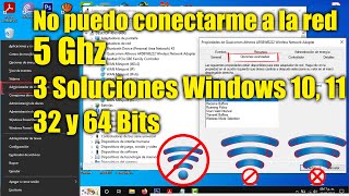 ✅Cómo Arreglar WiFi 5 GHz que no Aparece en Windows 10 11 3 Soluciones Bien explicados [upl. by Effy536]