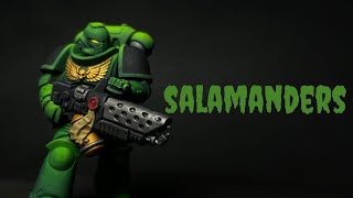 Painting The 18th legion The Salamanders [upl. by Imik]