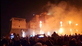 Rimini Capodanno 2023 Incendio al Castello [upl. by Ryder166]