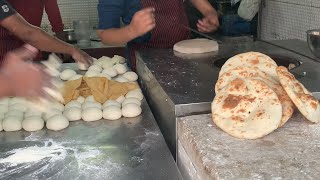 Fastest Naan Making  Famous Tandoori Nan amp Khamiri Roti in Karol Bagh  Indian Street Food [upl. by Nahama]