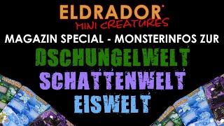 Schleich ® Eldrador ® Mini Creatures  Monsterinfos zu Schattenwelt Dschungelwelt amp Eiswelt [upl. by Carmina]