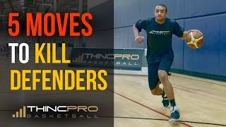 Top 5  DEADLY Basketball Moves to KILL Your Defender and Score More Points [upl. by Navaj]