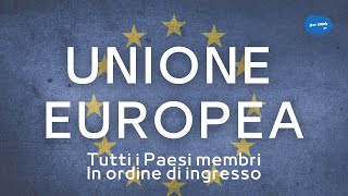 Unione Europea TUTTI I PAESI MEMBRI dal 1952 al 2022 shorts [upl. by Leimad]