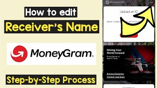 Edit MoneyGram Receiver Name  Update Receiver Name Spelling Money Gram Online  Change Payee Name [upl. by Adnaluoy967]