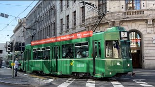 Tramverkehr in Basel am 6 September 2024  Straßenbahn Basel Schweiz [upl. by Irafat]