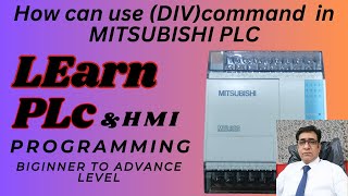 how can useDIVcommand in Mitsubishi plc [upl. by Allcot]