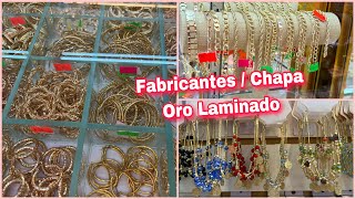 Fabricantes Chapa en Oro laminado  La Casa del Arete  Pulseras Cadenas Centro CDMX [upl. by Warram]