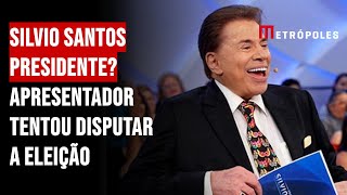 Silvio Santos presidente Apresentador tentou disputar a eleição [upl. by Cohby]