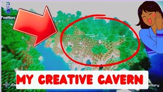 My Minecraft creative CAVERN [upl. by Iemaj]