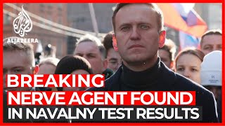 Nerve agent Novichok found in Russias Alexey Navalny Germany [upl. by Ayitahs495]