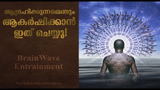 Brainwave entrainment  Manifestation Technique in Malayalam Scientific [upl. by Stew]