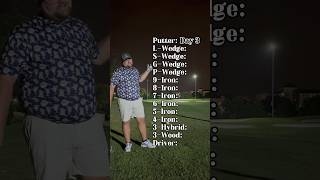 Part 3  Day 3 of making a par with every golf club at night and on a par 3 Lets Get it shorts [upl. by Anoyek]