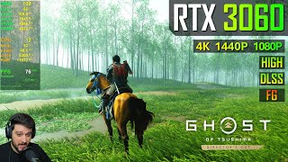 RTX 3060  Ghost of Tsushima  It Runs Super Well [upl. by Monafo]