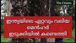 ഇന്ത്യയിലെ ഏറ്റവും വലിയ മെൻഹർ ഇടുക്കിയിൽ കണ്ടെത്തി menhir idukki keralahistory [upl. by Enenstein472]