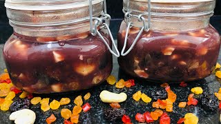 Soaking Dry Fruits For Christmas CakeSoaking Without Alcohol [upl. by Ruder362]