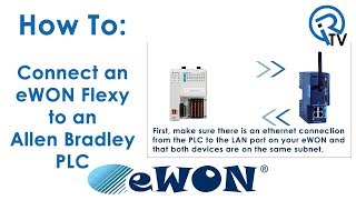 Connecting eWON Flexy to Allen Bradley PLC [upl. by Iron]