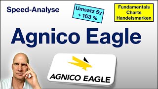 Agnico Eagle Mines Speed Alalyse  Charts  Fundamentals [upl. by Aicirtam]