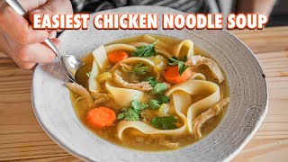 30 Minute Homemade Chicken Noodle Soup [upl. by Adams330]