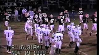 RHS FOOTBALL 1999 THE CONTROVERSIAL PLAYOFF GAMERHS27  SOMERVILLE28 [upl. by Yrbua702]