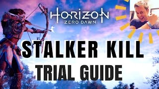 Horizon Zero Dawn  Stalker Kill Trial Guide Spurflints Hunting Grounds [upl. by Ilac]