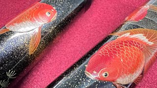 A Few Fair Pens  Namiki Emperor Goldfish Fountain Pen 並木蒔絵金魚万年筆 [upl. by Chouest]