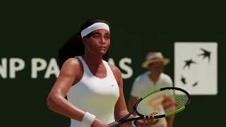 Garbiñe Muguruza vs Serena Williams RG 2016  Final  AO Tennis 2 Gameplay aotennis2 [upl. by Norrad107]