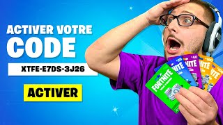 COMMENT UTILISER VOS CARTES VBUCKS sur FORTNITE [upl. by Aramen725]