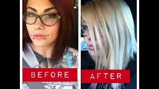 Bleach bath to lighten hairtoning wella t18 toner journey to white hair before and after tutorial [upl. by Sikram]