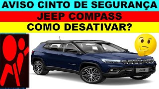 Como tirar o aviso sonoro do cinto de segurança do Jeep Compass [upl. by Ahtanaram]