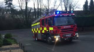 Retained Midhurst Fire Station Turnout [upl. by Asoj]