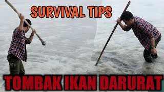 PISAU UNTUK TOMBAK IKAN  SURVIVAL TIPS PANJI [upl. by Hamimej459]