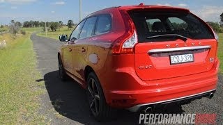 2014 Volvo XC60 T6 RDesign engine sound and 0100kmh [upl. by Oyr]