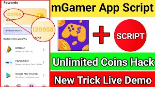 mGamer app se coins kaise Kamaye  mGamer coin adder trick  mgamer unlimited refer trick 2024 [upl. by Uchida]