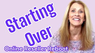 STARTING OVER Reselling On Poshmark amp Ebay Strategies amp Sales [upl. by Eillod]