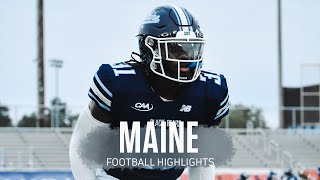 Maine Football Highlights  2023 CAA Football [upl. by Kramnhoj]