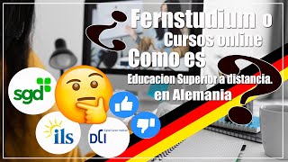 Cursos Online o Fernstudium en Alemania Como funciona la educación a distancia [upl. by Noryahs]