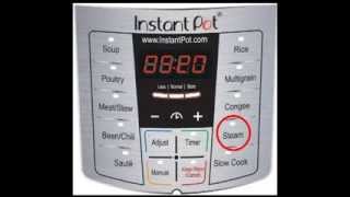 How to use Instant Pot as a Pressure Steamer [upl. by Wirth423]