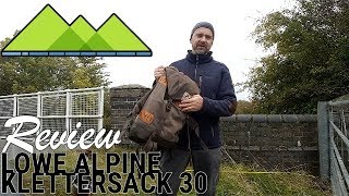 Lowe Alpine Klettersack 30 Review [upl. by Clemence123]