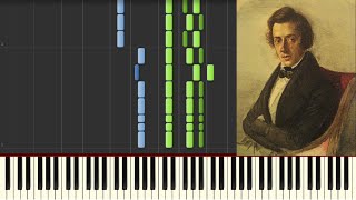 Chopin  Polonaise in G minor Posthumous  Piano tutorial Synthesia [upl. by Rodablas]