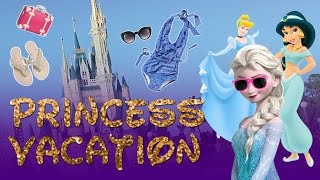 Disney Princess Vacation  Where Would Elsa Jasmine Cinderella amp Other Princesses Vacation [upl. by Troth]