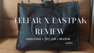 Telfar x Eastpak Review unboxing  tryon  review [upl. by Tabatha]