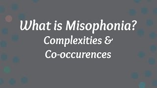 Misophonia What is Misophonia [upl. by Audrey]