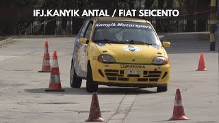 ifj Kanyik Antal  Fiat Seicento  Lepold 25 Rallye Show 2024  TheLepoldMedia [upl. by Ynnavoj]