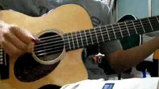 U2 With or without you  FingerStyle Guitar G key  by Wang [upl. by Franny518]