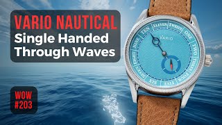 Vario Navi Nautical Single Hand  Watch of the Week Review 203 [upl. by Noedig]