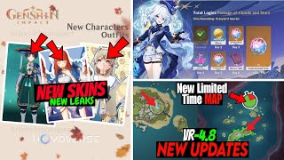 NEW UPDATE 48 NEW SKINS AND FREE 10 WISH EVENT 48 LIMITED TIME MAPBANNERS  Genshin Impact [upl. by Norford]